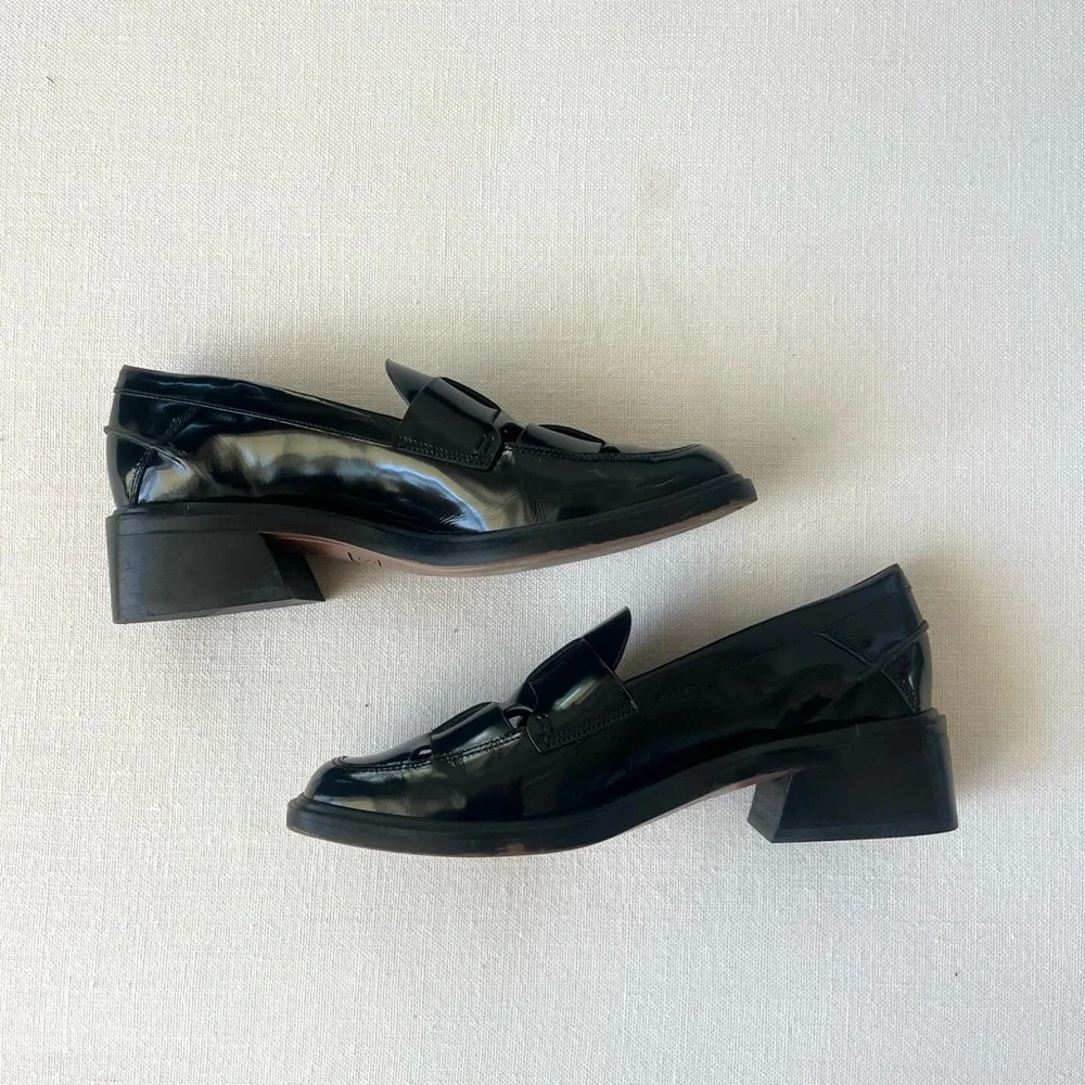 Like new Franco Sarto Gene CUT OUT Heeled Loafer Oxfords 🖤